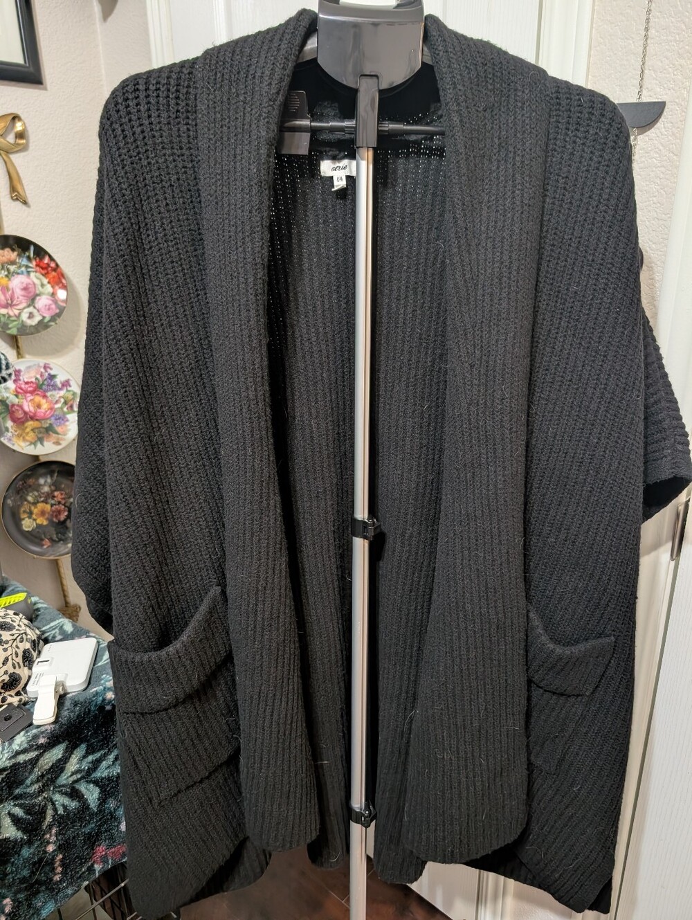 Aerie Shawl Collar Sweater Cape
